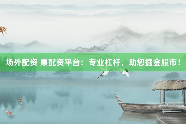 场外配资 票配资平台：专业杠杆，助您掘金股市！