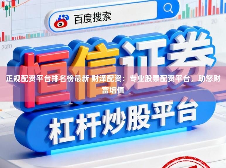 正规配资平台排名榜最新 财泽配资：专业股票配资平台，助您财富增值