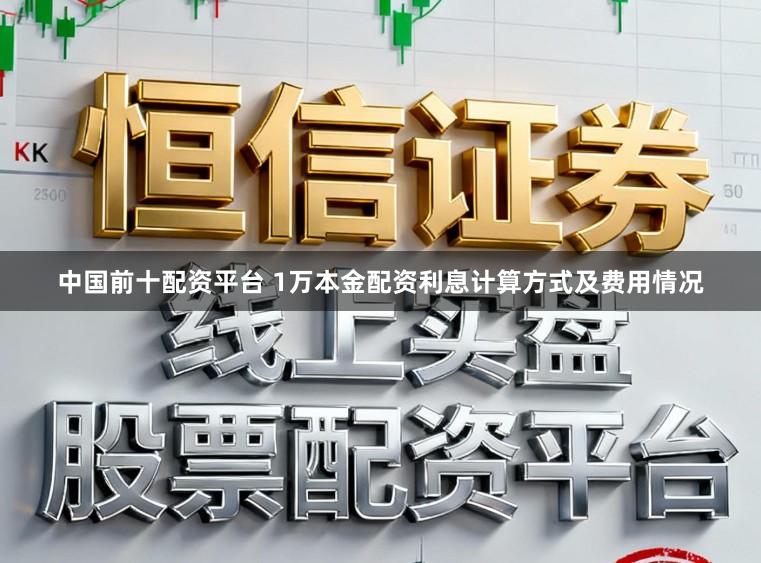 中国前十配资平台 1万本金配资利息计算方式及费用情况